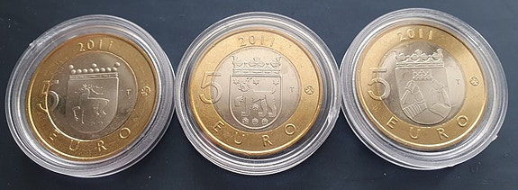 Suomi 5 euroa maakuntarahat 2011