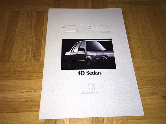 Esite Honda Civic 4D Sedan, 1985
