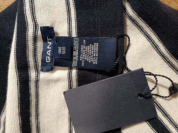 Gant pellava/puuvilla kaulahuivi (uusi)