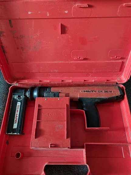 HILTI DX36M, panosnaulain toimiva