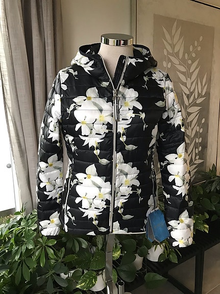 Adaena Ted Adaena Elderflower Padded Packaway Jacket Leather Ted