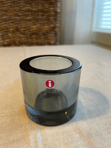 Iittala Kivi kynttilälyhty, harmaa