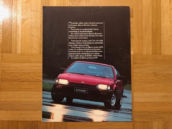 Esite Honda Civic 1984. CRX, 3D, 4D