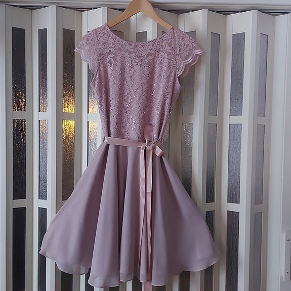 Swing - mekko, vaalea roosa, koko 38