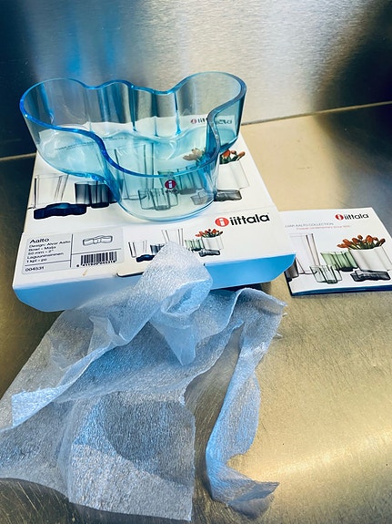 Aalto malja 50x195 mm, laguuninsininen