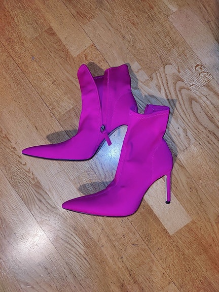 Zara pinkit nilkkurit 39 fuchsia hot pink