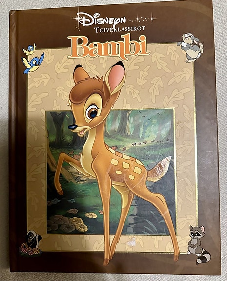 Kirja, Bambi Disneyn toiveklassikot.