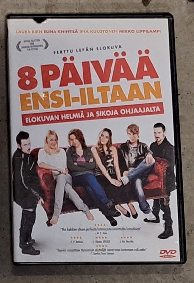8 päivää ensi-iltaan dvd