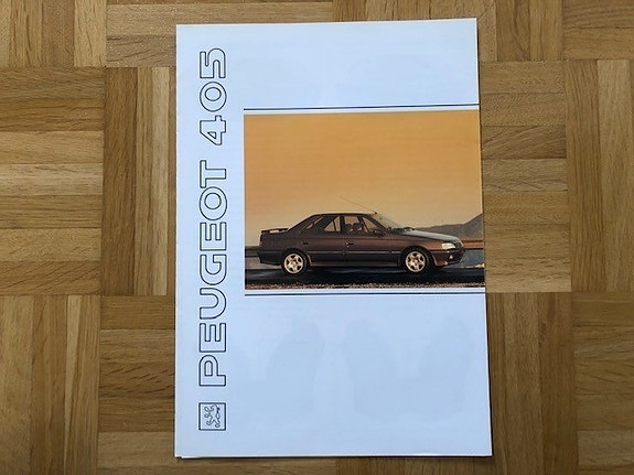 Esite Peugeot 405 vuodelta 1991, 405 MI 16 x4