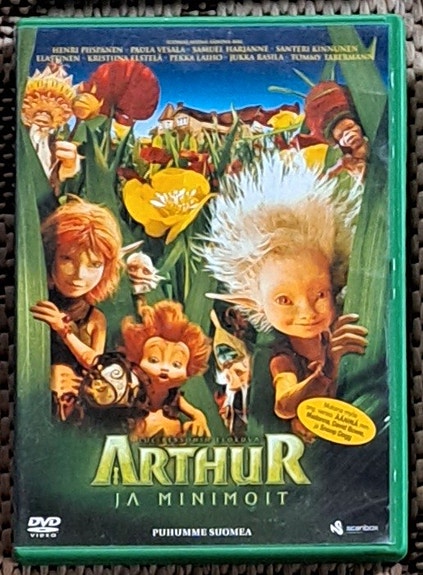Arthur ja minimoit dvd