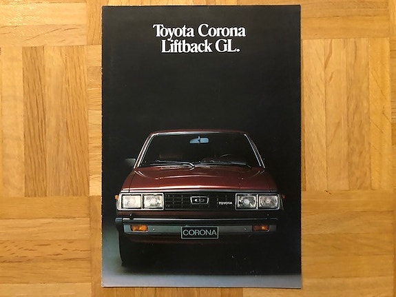 Esite Toyota Corona Liftback GL vuodelta 1979