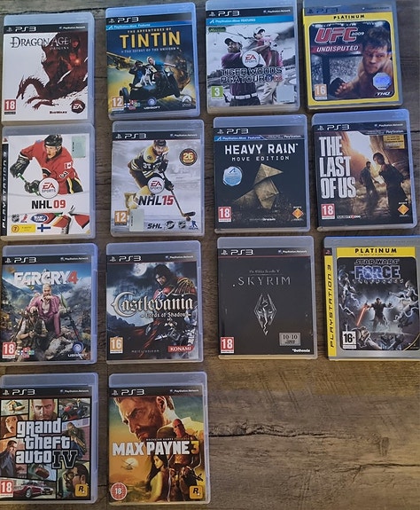 Ps3 pelejä