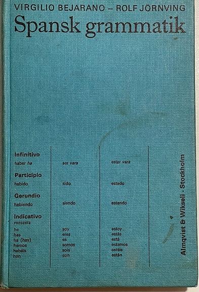 Spansk grammatik by Bejarano, Virgilio