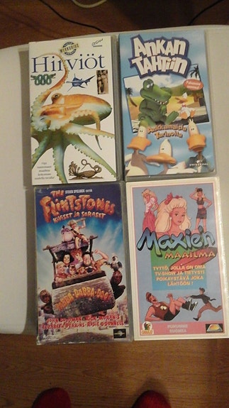 VHS videoita