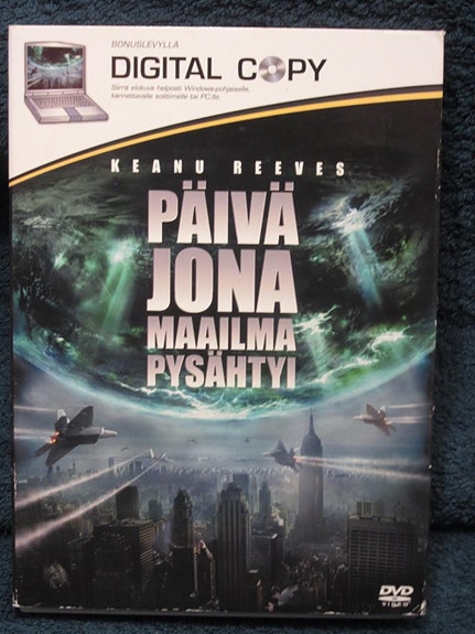 Päivä jona maailma pysähtyi dvd