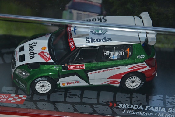 Pienoismalli Ralliauto Skoda Fabia S2000 1/43