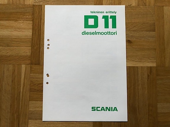Esite Scania D11 Dieselmoottori 1972, Scania 110