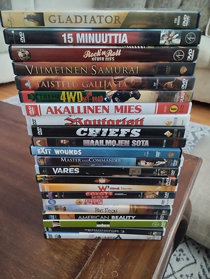 DVD leffoja