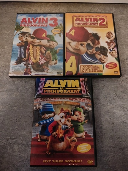 Alvin ja pikkuoravat DVD