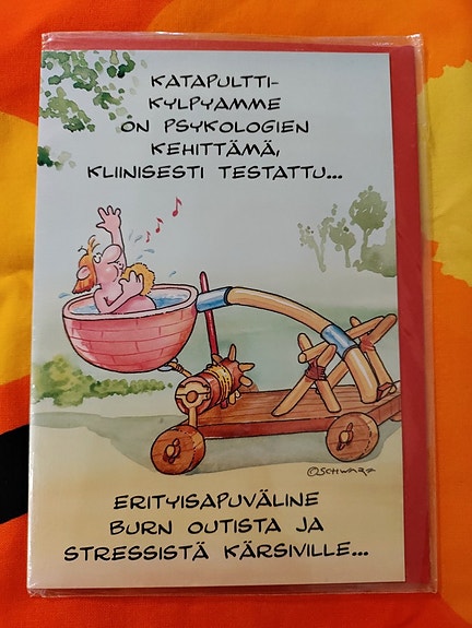 Hauska onnittelu kortti