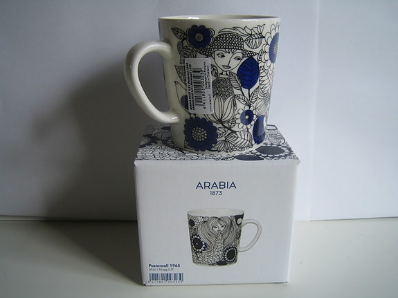 Arabia Suomi 100 muki Pastoraali v. 1965