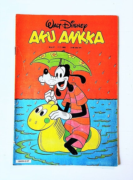 Aku Ankka lehden numero 27/1982