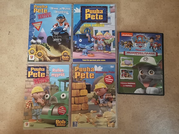 Puuha Pete ja ryhmä hau dvd 5 kpl