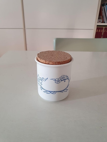 Arabia Sininen Keittiö -säilytyspurkki