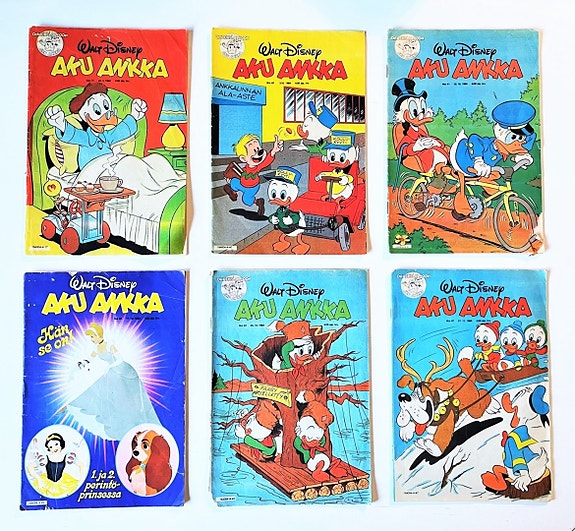 Aku Ankka lehtiä 1984