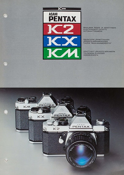 Asahi Pentax K2, KX, KM