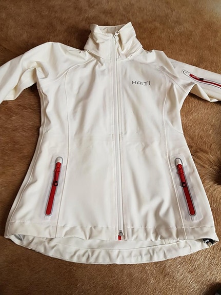 Halti Drymaxx 34/XS softshell takki valkoinen