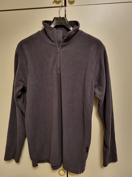 Harmaa naisten fleece-pusero