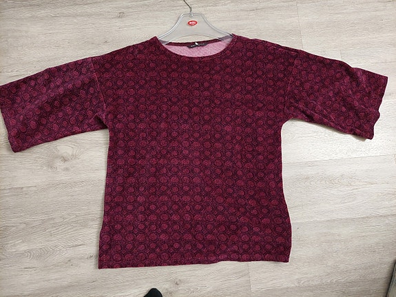 MARIMEKKO M-XL lila(burgundi) sametti tunika,siistI