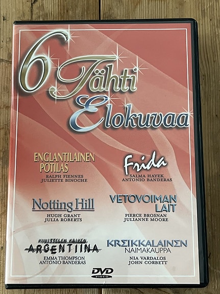 6 Tähti Elokuvaa. Englantilainen potilas, Frida,