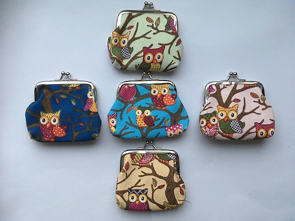 Uusi pieni pöllö kukkaro pussukka
