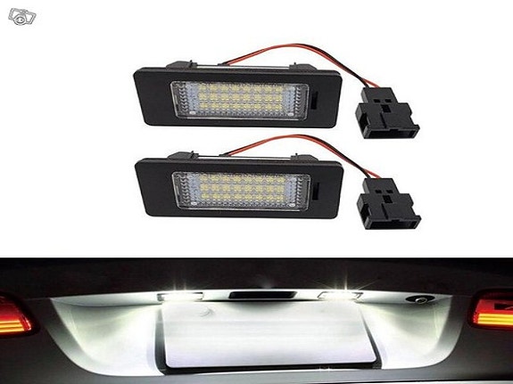AUDI LED rekisterikilven valot 6000K IP67 (2kpl)