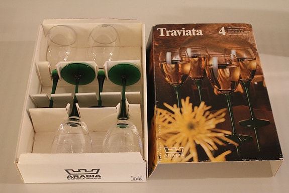 Nuutajärvi Traviata viinilasi, 4 kpl