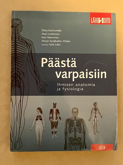 Päästä varpaisiin anatomia ja fysiologia kirja