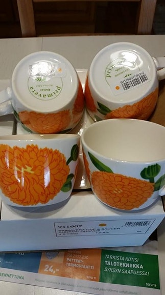 Primavera 4 Kuppia ja asetit Uudet Oranssit