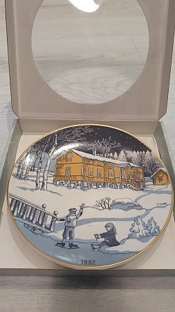 Arabia joululautanen 1992 Tove Slotte + paketti