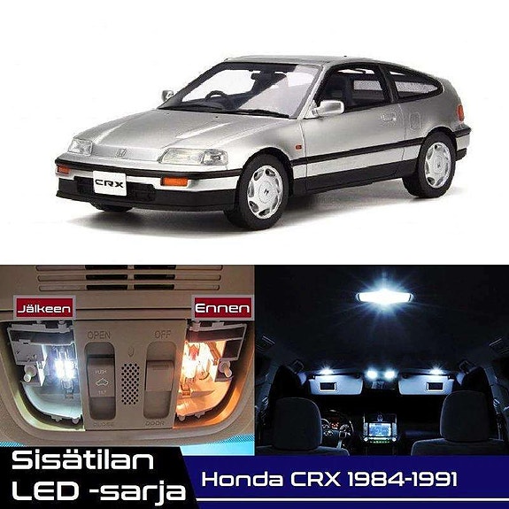 Honda CRX Sisätilan LED -muutossarja – 4 kpl – Plug & Play