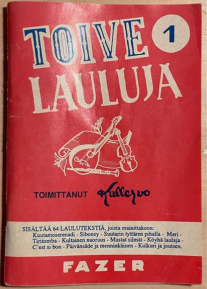 Toivelauluja 1 - Fazer musiikki Oy