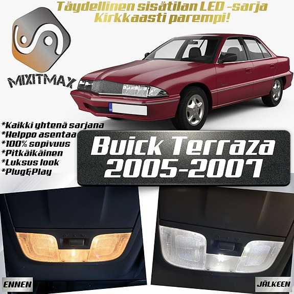 Buick Skylark Sisätilan LED -muutossarja – 17 kpl – Plug & Play