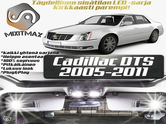 Cadillac DTS Sisätilan LED -muutossarja – 13 kpl – Plug & Play