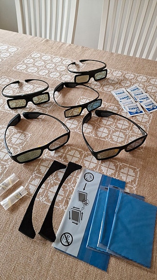 5 kpl Samsung 3D lasit