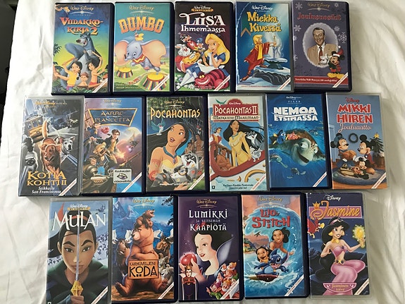 Walt Disney elokuvia (VHS)
