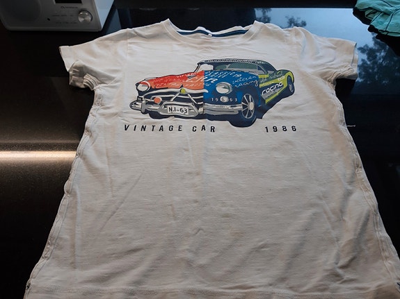 Name it Vintage Cars T-paita valk. 134-140 cm