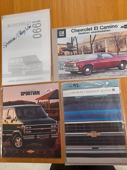 Chevrolet Van Myyntiesitteet