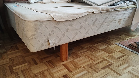Sultan Sänky   Beige, 122  cm x 41 x 204 cm