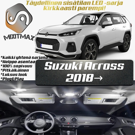 Suzuki Across Sisätilan LED -muutossarja – 6 kpl – Plug & Play